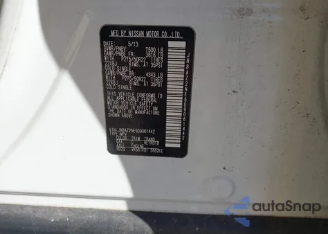 2013 Infiniti Qx56 z USA, uszkodzony, nr VIN JN8AZ2NE5D9061442